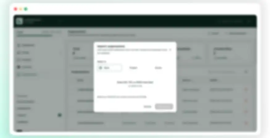 Lettermint import Suppressions