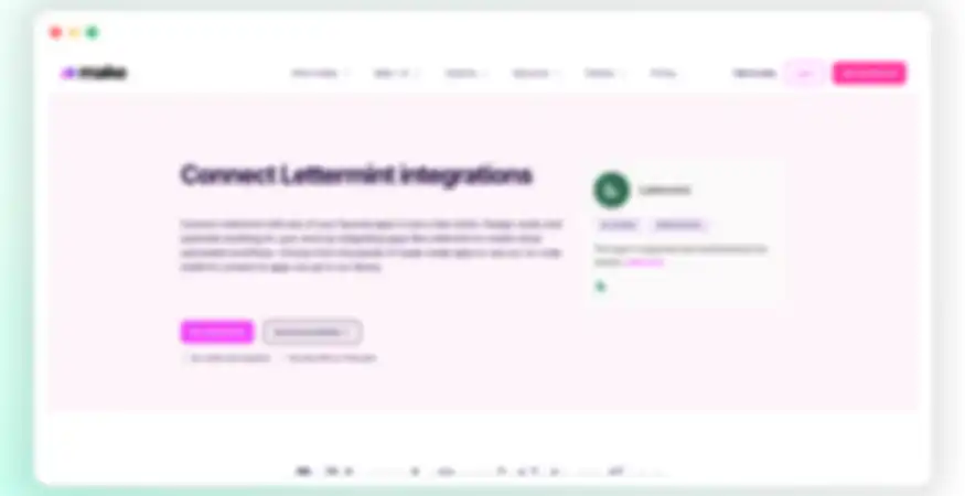 Integración de Lettermint con Make