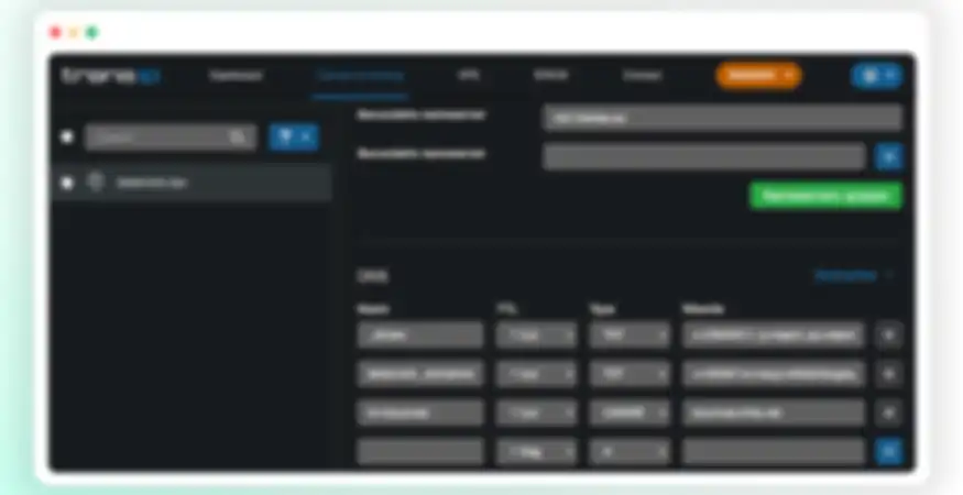 Enregistrements DNS TransIP