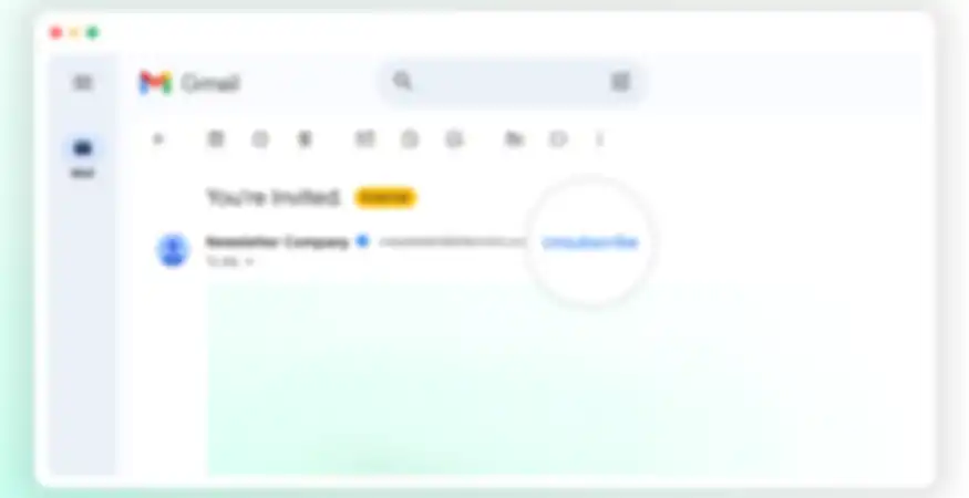 Gmail unsubscribe button with List-Unsubscribe header