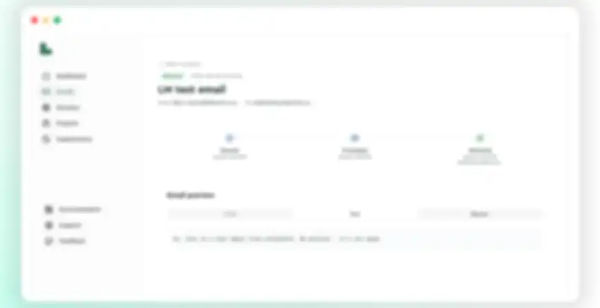 Lettermint test-e-mail