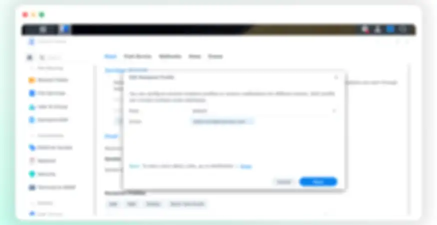Configuración de notificaciones de correo Synology DSM