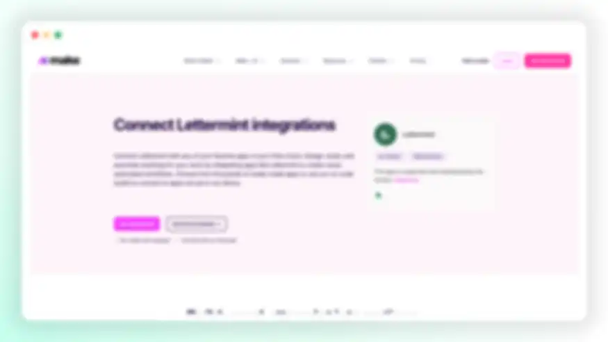 Lettermint Make Integration