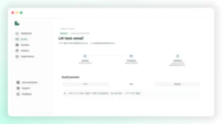 Lettermint test email