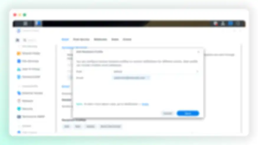 Synology DSM email notifications setup