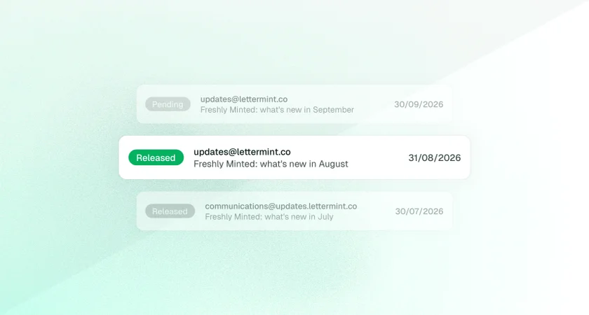 Freshly Minted: das ist neu im August