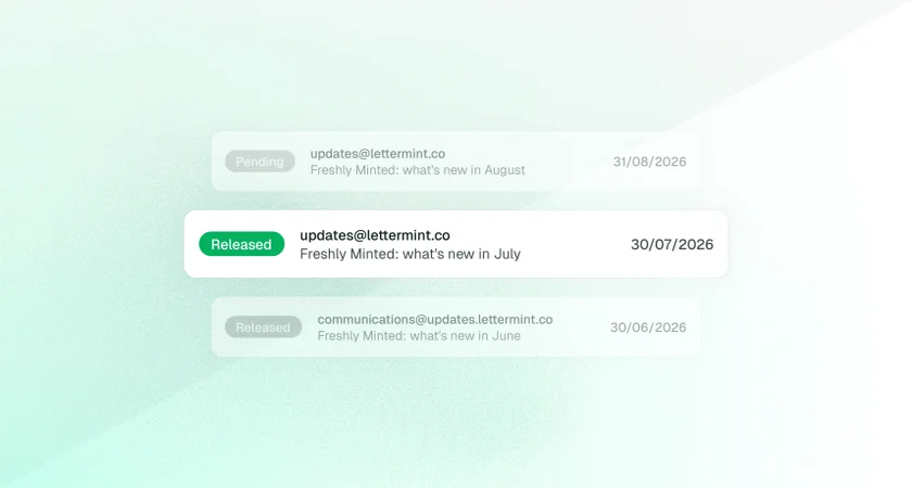 Freshly Minted: das ist neu im Juli