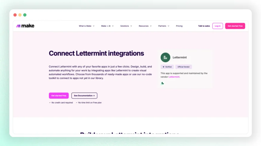 Lettermint Make Integration