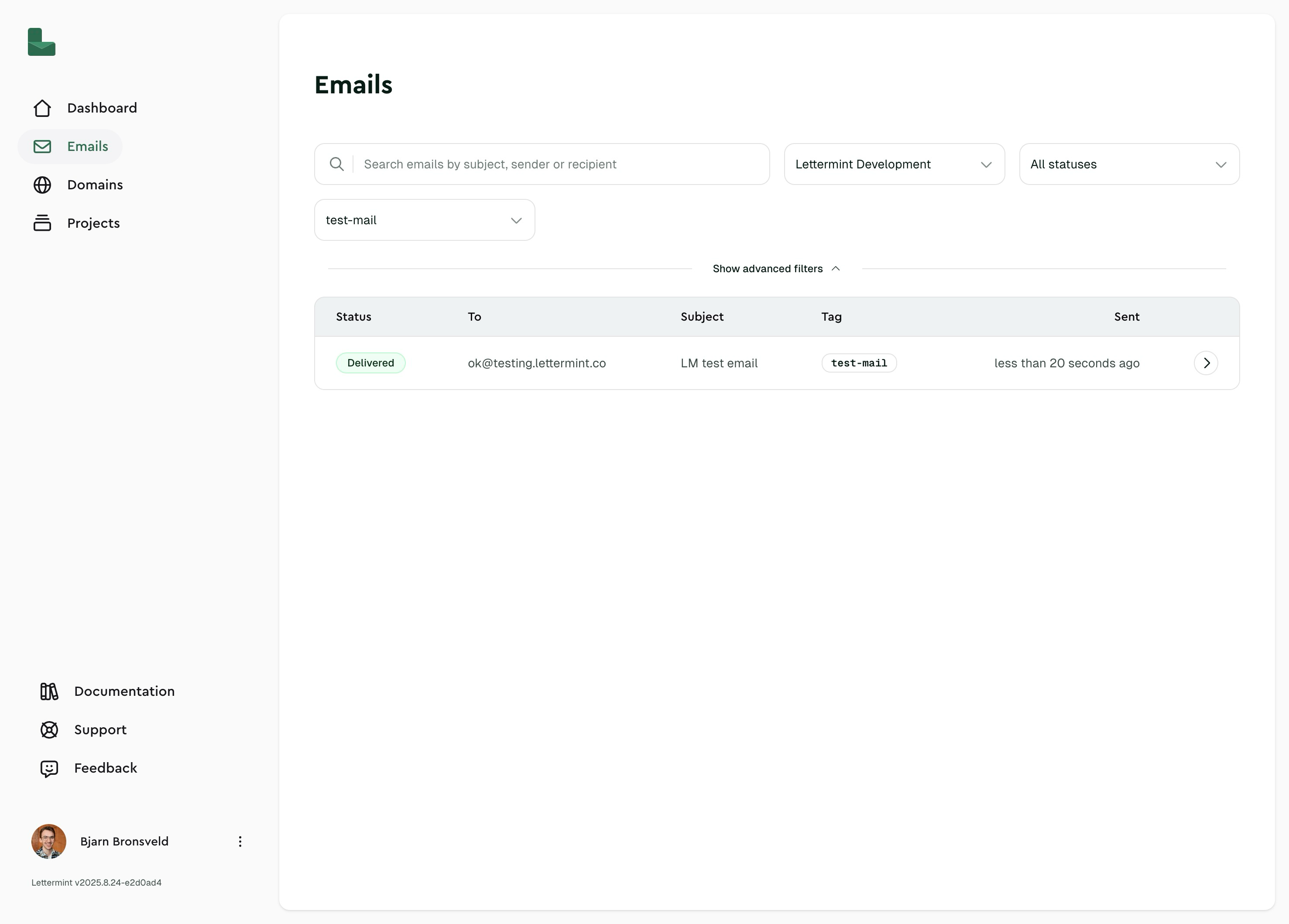 An example of how to filter on tags.